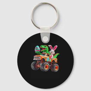 Bunny T-rex Easter Monster Truck Dino Funny Boys K Key Ring
