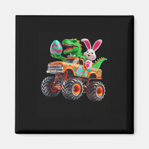 Bunny T-rex Easter Monster Truck Dino Funny Boys K Magnet