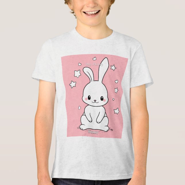  Bunny T-Shirt Tri-Blend Shirt (Front)