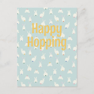 Bunny Tails Holiday Postcard