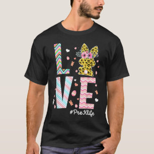 Bunny Teacher Love Easter Day Christian Religious T-Shirt