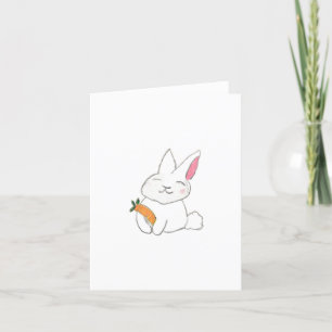 Bunny Thank You Card