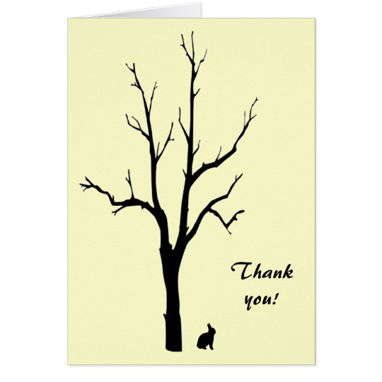 Bunny Thank You Card