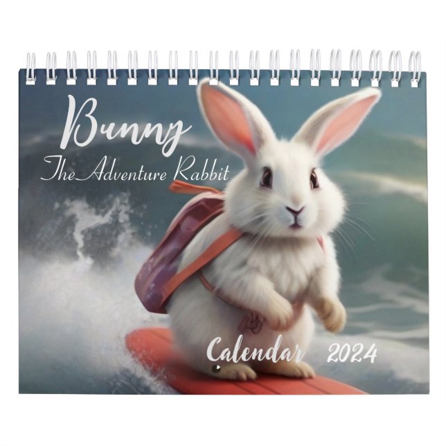 Bunny The Adventure Rabbit 2024 Calendar (Cover)