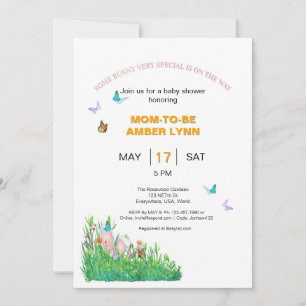 Bunny Theme Party Invitation
