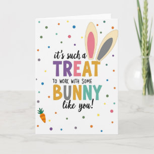 Bunny Treat Work Pal Card