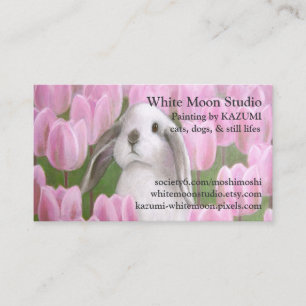 Bunny & Tulips Business Card