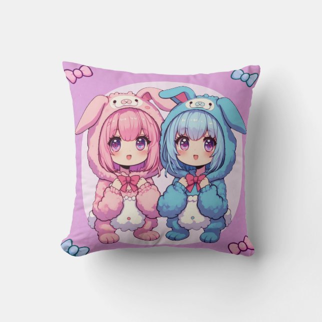 Bunny Twins Cushion (Front)