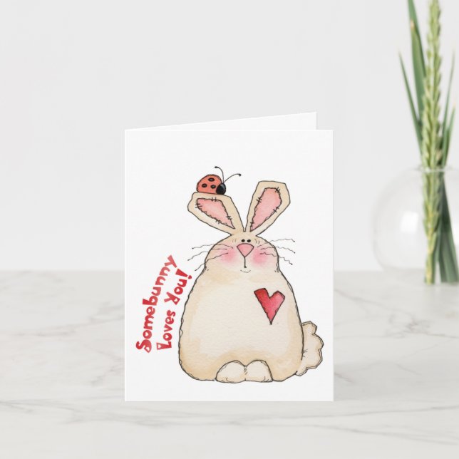 Bunny - Valentine Card (Front)