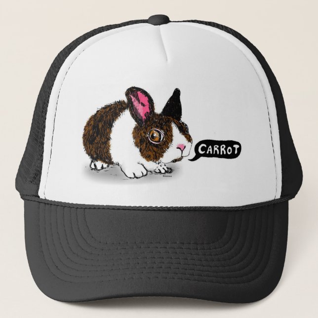 Bunny want carrot Hat (Front)