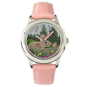 Bunny watches