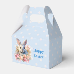 Bunny with a Garland of Roses Cute Easter Favour Box