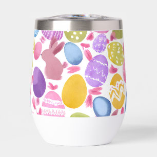 bunny with easter eggs