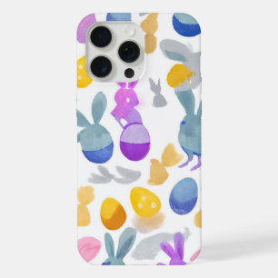 bunny with easter eggs iPhone 15 pro max case