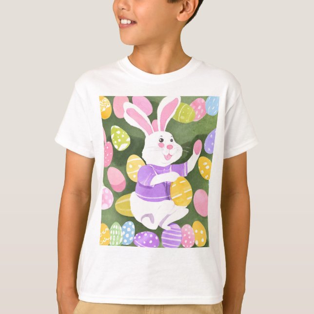bunny with easter eggs T-Shirt (Front)