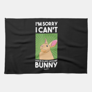 Bunny Women Men Boys Girls Kids Funny Rabbit Tea Towel