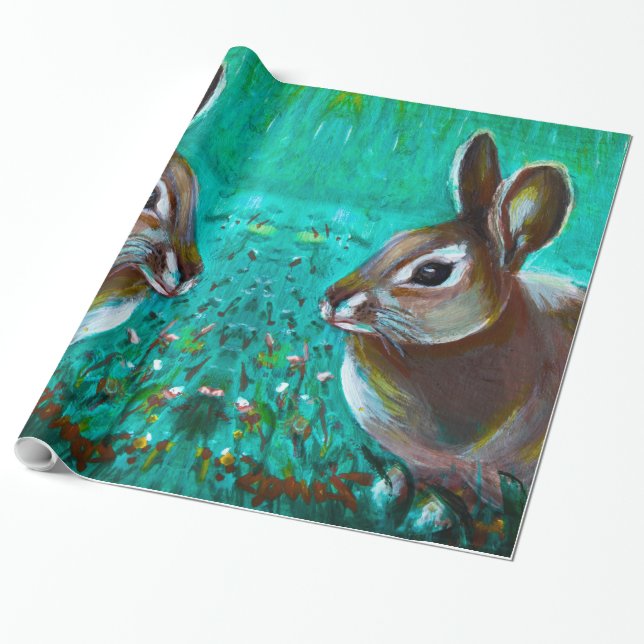 Bunny Wrapping Paper (Unrolled)