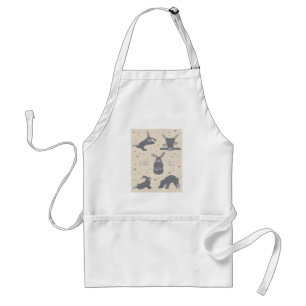 Bunny Yoga Poses Funny Rabbit Standard Apron