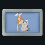 bunnygirl   belt buckle<br><div class="desc">a bunnygirl in lingerie</div>