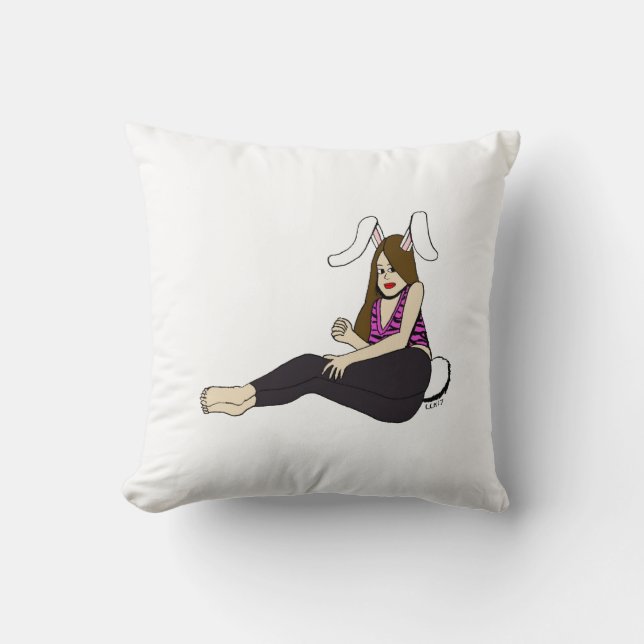 bunnygirl cushion (Front)