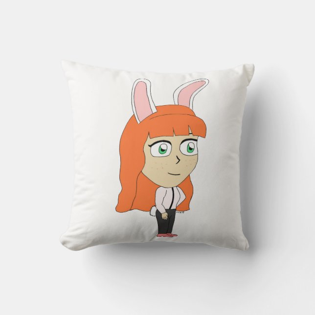 bunnygirl  cushion (Front)