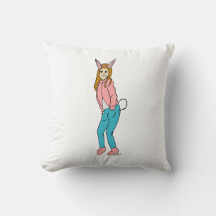 bunnygirl cushion
