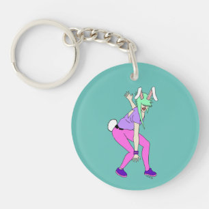 bunnygirl  key ring