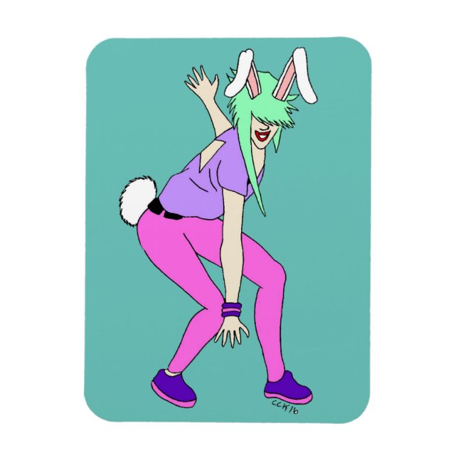 bunnygirl magnet (Vertical)