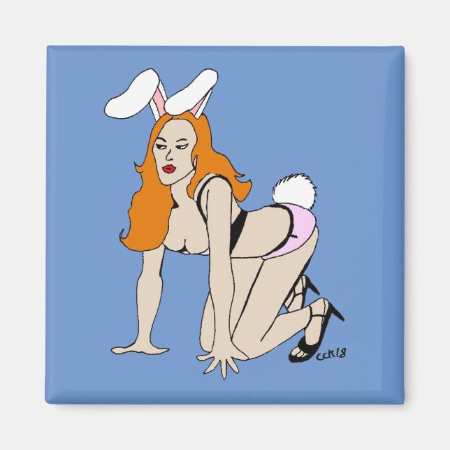 bunnygirl   magnet (Front)