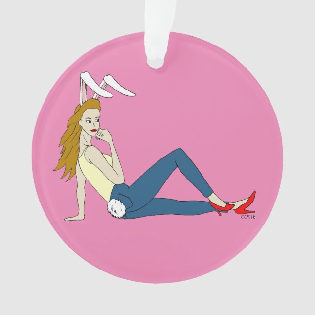 bunnygirl    ornament (Front)