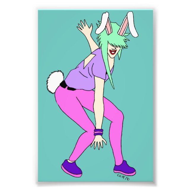 bunnygirl  photo print (Front)