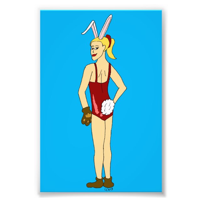 bunnygirl  photo print (Front)
