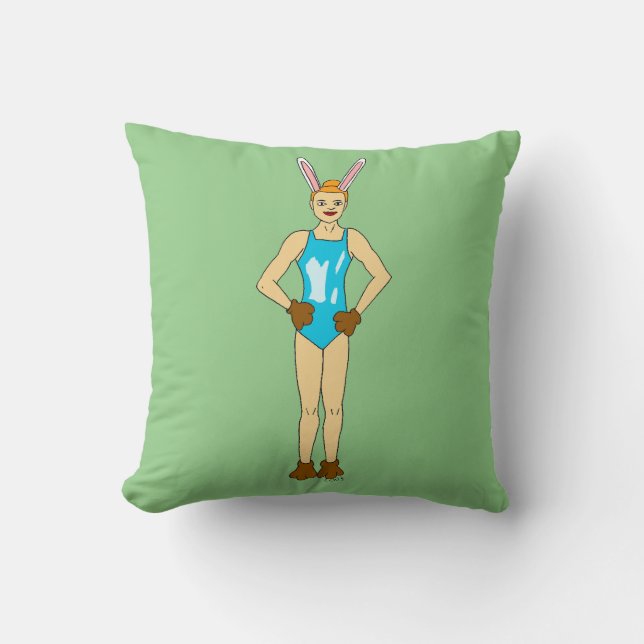bunnygirl  pillow (Front)