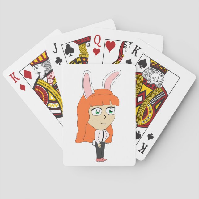 bunnygirl playing cards (Back)