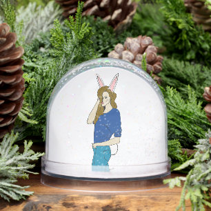 bunnygirl snowglobe