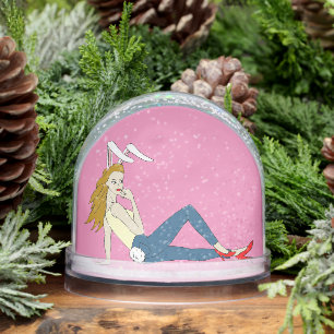 bunnygirl snowglobe