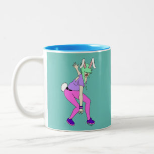 bunnygirl Two-Tone coffee mug