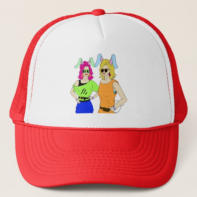 bunnygirls    trucker hat (Front)