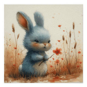 Bunnylicious: A Bit of Whimsy Bunny Poster