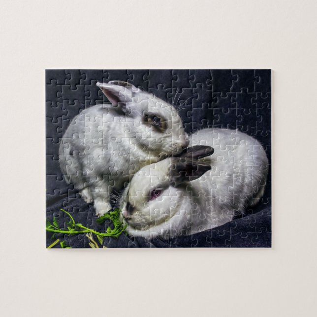 BunnyLuv Puzzle Featuring Cupcake and Sprinkles (Horizontal)