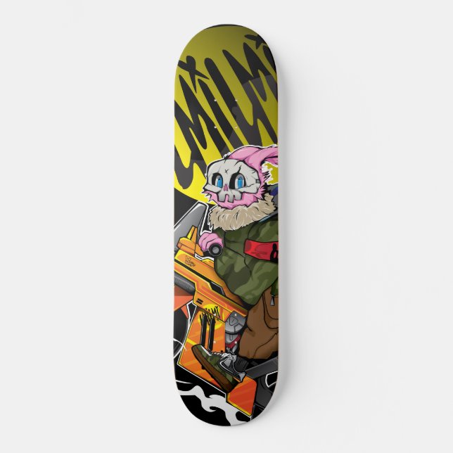 Bunnypink Skateboard (Front)
