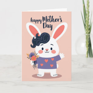 Bunnys Happy Mothers Day Card