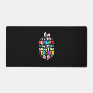 Bunny's Teacher Easter Themed Colourful Design Desk Mat