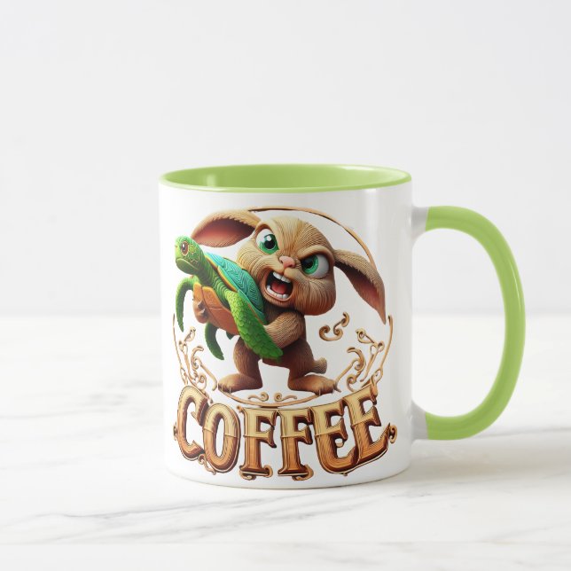 Bunnys Trade: Turtle for Coffee Buy Me A Coffee Mug (Right)