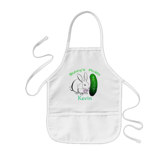 bunnyslogo2 copy, Kevin Kids Apron (Front)