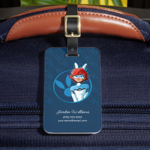 Bunnyx Blue Badge Luggage Tag