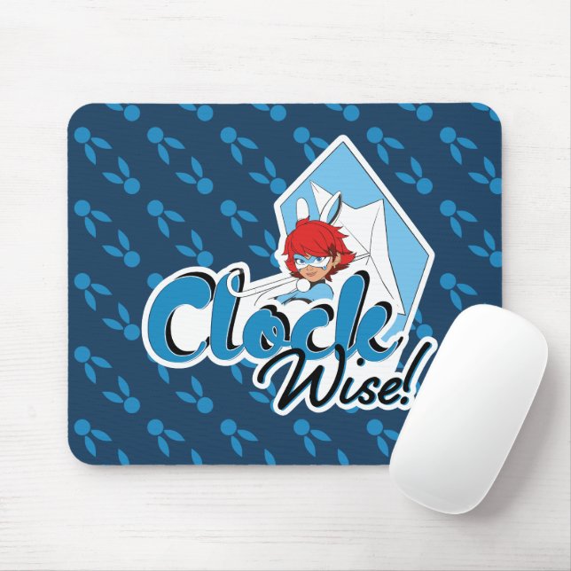Bunnyx | Clock Wise! Mouse Mat (With Mouse)