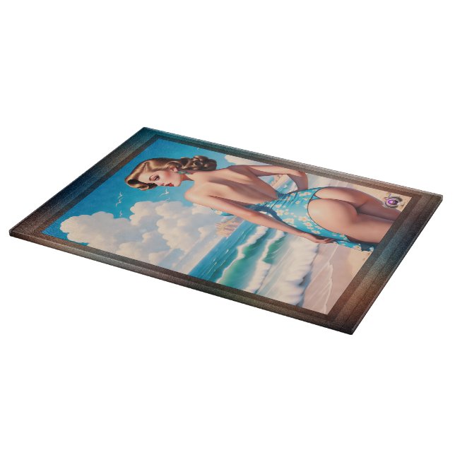 Buns Need Sun Too AI Concept Art by Xzendor7 Cutting Board (Corner)