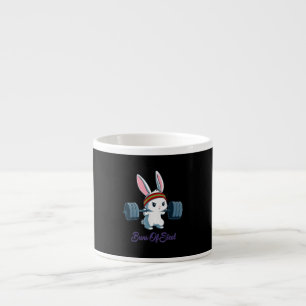 Buns of Ness Rabbit Bunny Lover Gym Workout Funny Espresso Cup