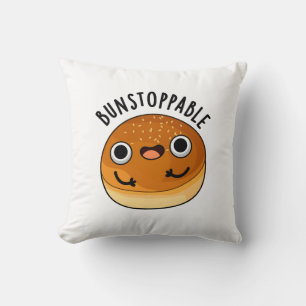Bunstoppable Funny Bun Pun  Cushion